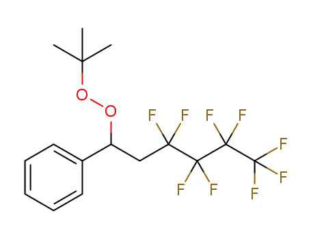 (1-(tert-butylperoxy)-3,3,4,4,5,5,6,6,6-nonafluorohexyl)benzene