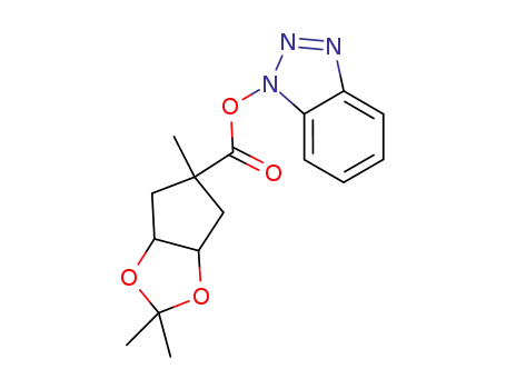 1H-benzo[d][1,2,3]triazol-1-yl-2,2,5-trimethyltetrahydro-3aH-cyclopenta[d][1,3]dioxole-5-carboxylate