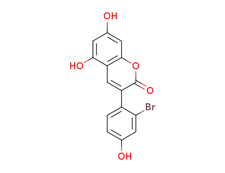 3-(2-bromo-4-hydroxyphenyl)-5,7-dihydroxycoumarin