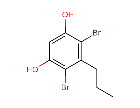 4,6-dibromo-5-propylbenzene-1,3-diol
