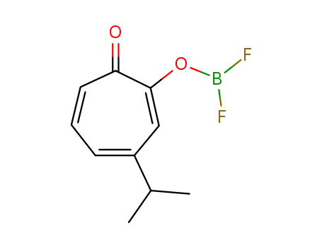 difluoro(3-isopropyl-7-oxo-1,3,5-cycloheptatrienyloxy)borane
