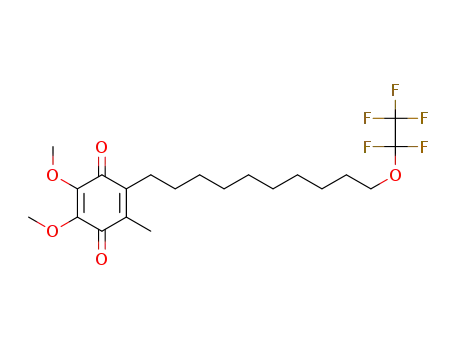 2,3-dimethoxy-5-methyl-6-(10-(perfluoroethoxy)decyl)cyclohexa-2,5-diene-1,4-dione