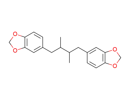 Molecular Structure of 77150-81-3 (1,3-Benzodioxole,5,5'-(2,3-dimethyl-1,4-butanediyl)bis- (9CI))