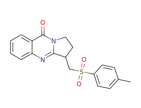 3-(tosylmethyl)-2,3-dihydropyrrolo[2,1-b]quinazolin-9(1H)-one