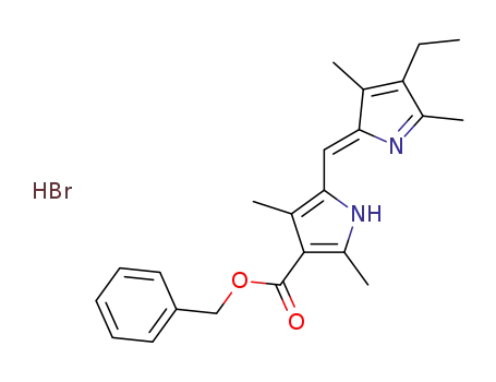 (Z)-benzyl 5-((4-ethyl-3,5-dimethyl-2H-pyrrol-2-ylidene)methyl)-2,4-dimethyl-1H-pyrrole-3-carboxylate hydrobromide