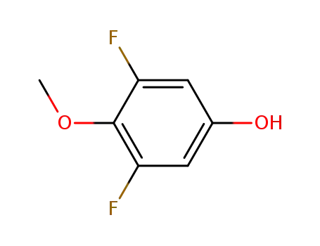 Molecular Structure of 443-42-5 (3,5-DIFLUORO-4-METHOXYPHENOL)