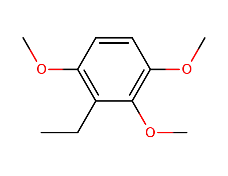 Molecular Structure of 99861-25-3 (Benzene, 2-ethyl-1,3,4-trimethoxy-)