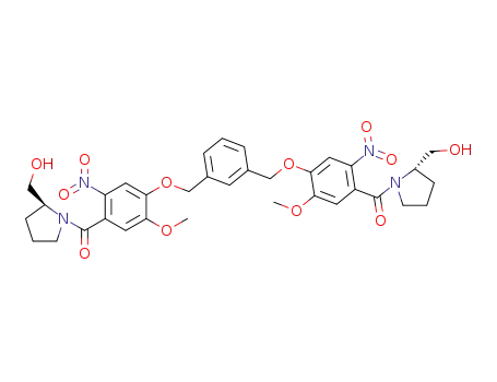 (((1,3-phenylenebis(methylene))bis(oxy))bis(5-methoxy-2-nitro-4,1-phenylene))bis(((S)-2-(hydroxymethyl)pyrrolidin-1-yl)methanone)