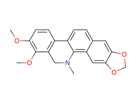 (1,3)BENZODIOXOLO[5,6-C]PHENANTHRIDINE, 12,13-DIHYDRO-1,2-DIMETHOXY-12-METHYL-CAS