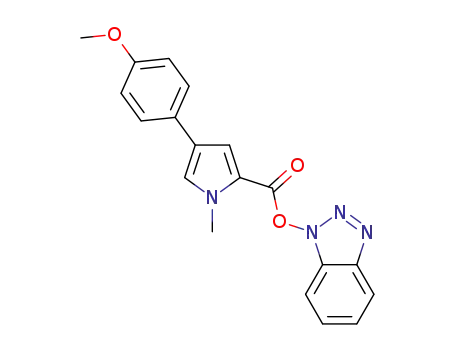 1H-benzo[d][1,2,3]triazol-1-yl 4-(4-methoxyphenyl)-1-methyl-1H-pyrrole-2-carboxylate