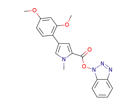 1H-benzo[d][1,2,3]triazol-1-yl 4-(2,4-dimethoxyphenyl)-1-methyl-1H-pyrrole-2-carboxylate