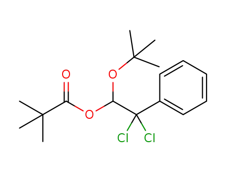 1-(tert-butoxy)-2,2-dichloro-2-phenylethyl pivalate