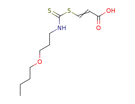 S-acrylic acid-N-butoxypropyl dithiocarbamate
