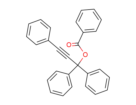 benzoic acid-(triphenyl-prop-2-ynyl ester)