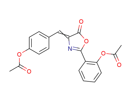 2-{4-[4-(acetoxybenzylidene)-5-oxo-4,5-dihydrooxazol-2-yl]}phenyl acetate