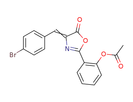 2-{4-[4-(bromobenzylidene)-5-oxo-4,5-dihydrooxazol-2-yl]}phenyl acetate