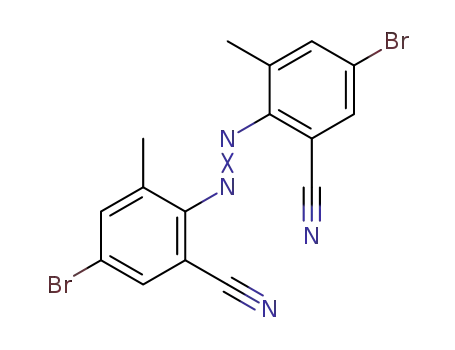 2,2'-(diazene-1,2-diyl)bis(5-bromo-3-methylbenzonitrile)