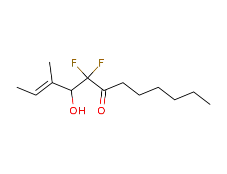 (E)-5,5-difluoro-4-hydroxy-3-methyl-2-dodecen-6-one