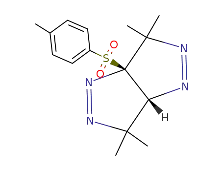 3,3a,6,6a-tetrahydro-3,3,6,6-tetramethyl-3a-(p-tolylsulfonyl)pyrazolo<4,3-c>pyrazole