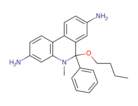 6-butoxy-5-methyl-6-phenyl-5,6-dihydro-phenanthridine-3,8-diyldiamine