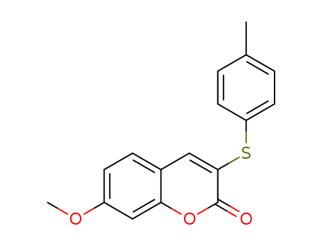 7-methoxy-3-(p-tolylthio)-2H-chromen-2-one