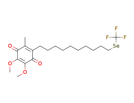 2,3-dimethoxy-5-methyl-6-(10-((trifluoromethyl)selanyl)decyl)cyclohexa-2,5-diene-1,4-dione