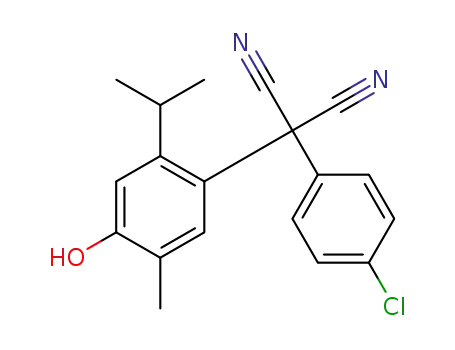2-(4-chlorophenyl)-2-(4-hydroxy-2-isopropyl-5-methylphenyl)malononitrile