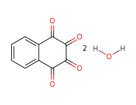 Molecular Structure of 34333-95-4 (1,2,3,4-TETRAOXO-1,2,3,4-TETRAHYDRONAPHTHALENE DIHYDRATE)