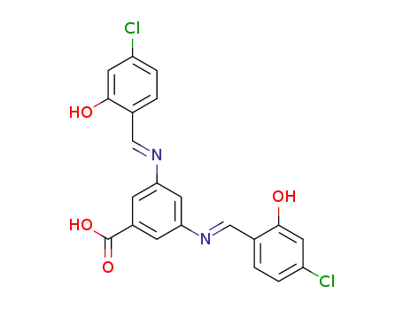 3,5-bis{[(E)-4-chloro-2-hydroxybenzylidene]amino}benzoic acid