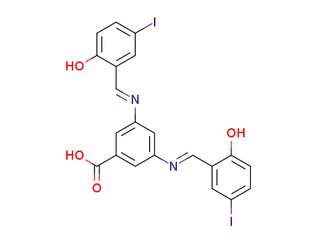 3,5-bis{[(E)-2-hydroxy-5-iodobenzylidene]amino}benzoic acid