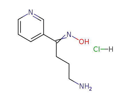 4-amino-1-[3]pyridyl-butan-1-one oxime ; hydrochloride