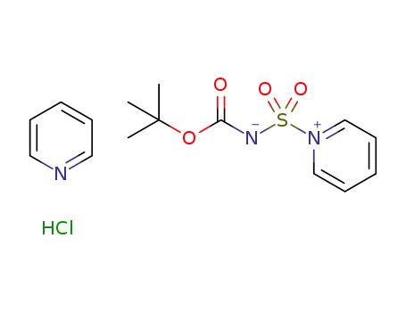 (tert-butoxycarbonyl) (pyridin-1-ium-1-ylsulfonyl)amide pyridinium chloride