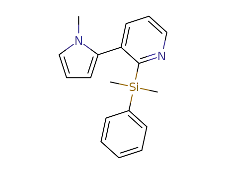 2-(dimethylphenylsilyl)-3-(1-methyl-1H-pyrrol-2-yl)pyridine