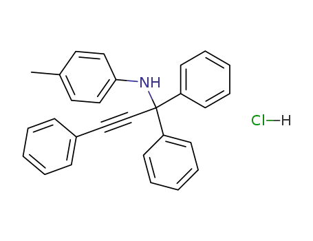 N-(1,1,3-triphenyl-prop-2-ynyl)-p-toluidine; hydrochloride