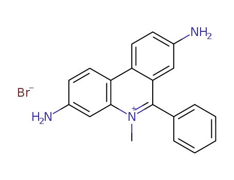 Phenanthridinium,3,8-diamino-5-methyl-6-phenyl-, bromide (1:1)