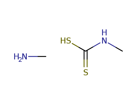 Carbamodithioic acid, methyl-, compd. with methanamine (1:1)(21160-95-2)