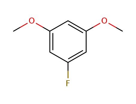 Molecular Structure of 52189-63-6 (1,3-Dimethoxy-5-fluorobenzene)