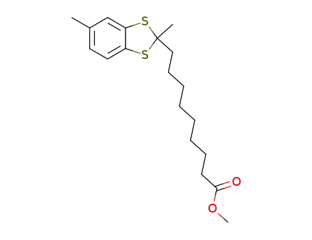 methyl 10,10-toluene-3,4-disulphideundecanoate