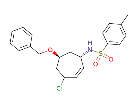 1β-(p-toluenesulfonamido)-4-chloro-6α-(benzyloxy)-2-cycloheptene