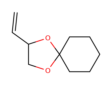 Molecular Structure of 62999-51-3 (1,4-Dioxaspiro[4.5]decane, 2-ethenyl-)
