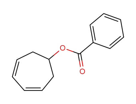 Molecular Structure of 59171-91-4 (3,5-Cycloheptadien-1-ol, benzoate)
