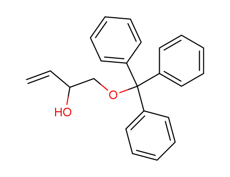 Molecular Structure of 89543-83-9 (3-Buten-2-ol, 1-(triphenylmethoxy)-)