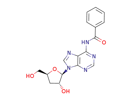 Molecular Structure of 76902-49-3 (N6-BENZOYL-3'-DEOXYADENOSINE)