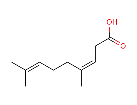 Molecular Structure of 53668-11-4 (3,7-Nonadienoic acid, 4,8-dimethyl-, (Z)-)