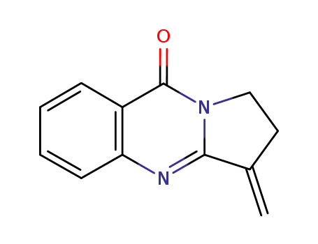 Molecular Structure of 98262-85-2 (Pyrrolo[2,1-b]quinazolin-9(1H)-one, 2,3-dihydro-3-methylene-)