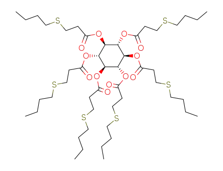 3-Butylsulfanyl-propionic acid 2,3,4,5,6-pentakis-(3-butylsulfanyl-propionyloxy)-cyclohexyl ester