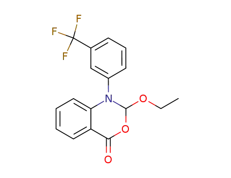 4H-3,1-Benzoxazin-4-one,
2-ethoxy-1,2-dihydro-1-[3-(trifluoromethyl)phenyl]-