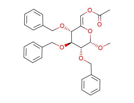 (Z)-methyl 6-O-acetyl-2,3,4-tri-O-benzyl-α-D-gluco-hex-5-enopyranoside