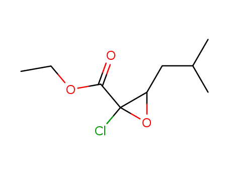 Molecular Structure of 111055-66-4 (Oxiranecarboxylic acid, 2-chloro-3-(2-methylpropyl)-, ethyl ester)