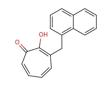 2-Hydroxy-3-naphthalen-1-ylmethyl-cyclohepta-2,4,6-trienone
